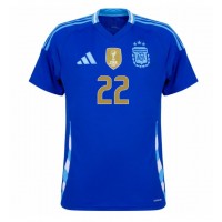 Maglia Calcio Argentina Lautaro Martinez #22 Seconda Divisa Copa America 2024 Manica Corta